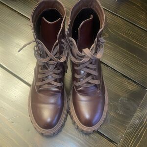 Cute chocolate boots